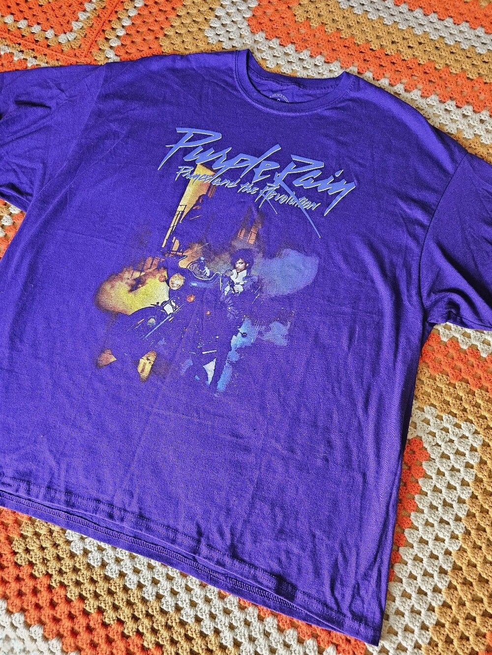 Prince Purple Rain Official Estate Graphic TShirt 2XL Licensed Band Tee